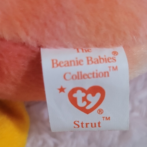 Ty Beanie Baby Plush Strut - Picture 4 of 7